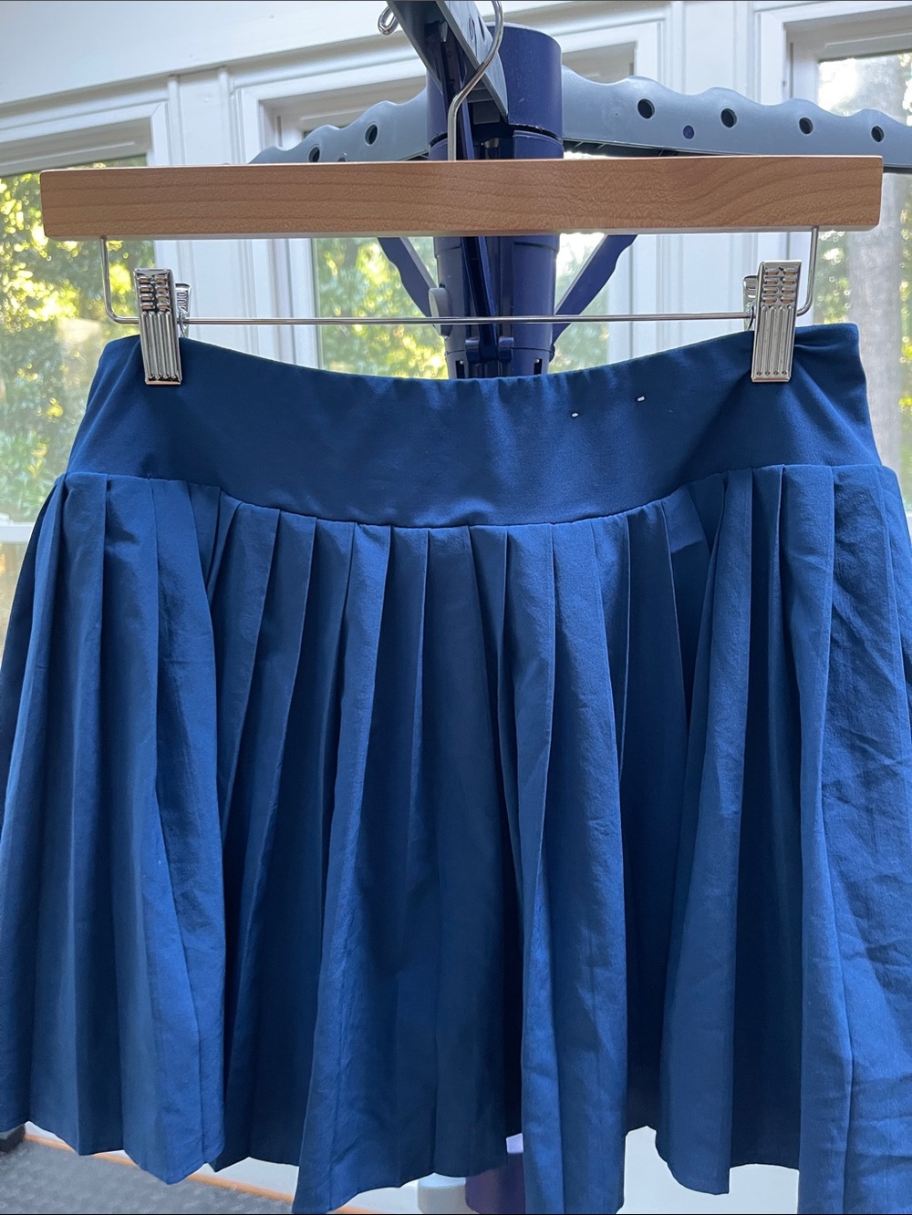 Xersion Navy Blue Pleated Skort (Juniors Plus)